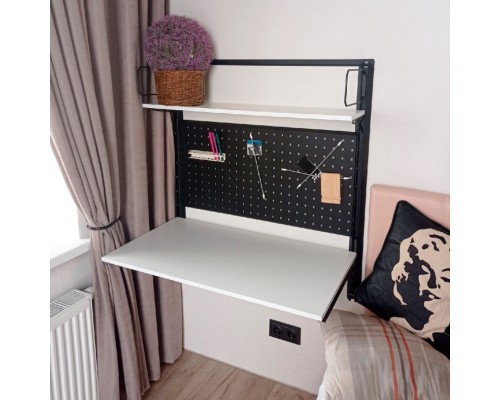 Школьное рабочее место навесное с панелью